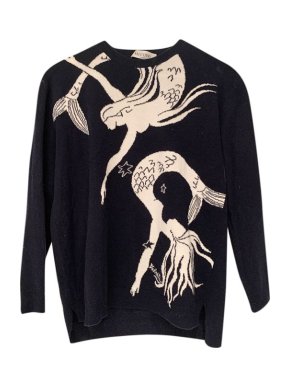 Valentino Garavani Mermaid Intarsia Wool & Cashmere Jumper