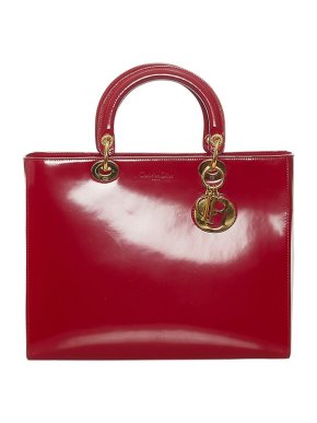 Red Patent Leather Diorissimo Bag