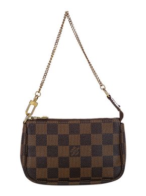 Louis Vuitton Damier Ebene  Canvas Pochette Bag
