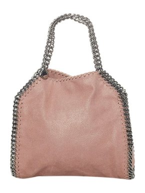 Stella McCartney Pale Pink Shaggy Deer Falabella Tote Bag