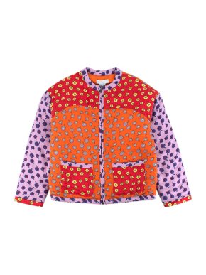 Stella McCartney Multicoloured Floral Print Quilted Padded Jacket