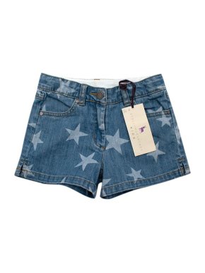 Stella McCartney Star Print Denim Shorts