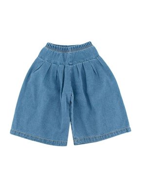 The Simple Folk Kids 3-4Y Light  Denim Culottes