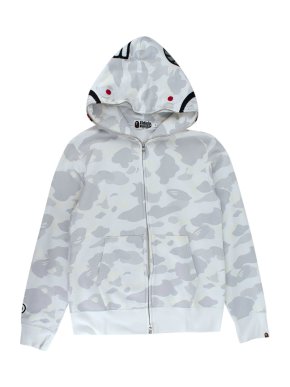 Bape Ivory Camouflage UV Zip-Through Hoodie