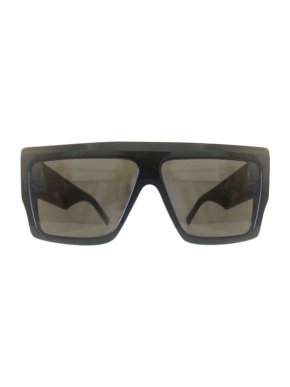 Celine Black Acetate Flat Top Sunglasses