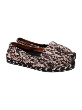 Missoni Pink & Black Chevron Knitted Espadrilles