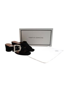 Tabitha Simmons x Goop Selena Crystal Mules