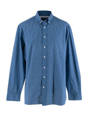 Hackett Blue & White Chambray Shirt