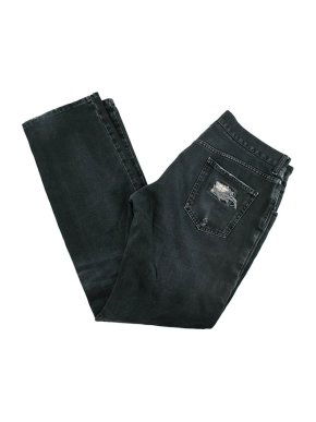 Dolce & Gabbana Grey-Wash Distressed Denim Jeans