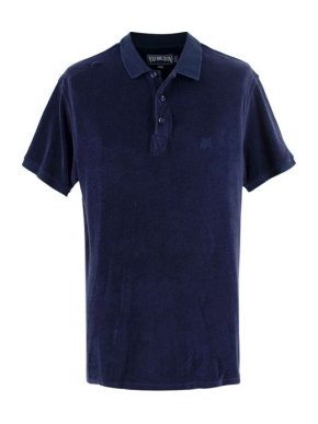 Vilebrequin Navy French Terry Polo Shirt
