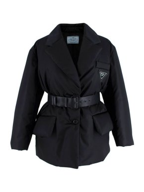 Prada Re-Nylon Gabardine Puffer Jacket