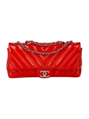 Chanel CC Chevron Classic Medium Single Flap Bag