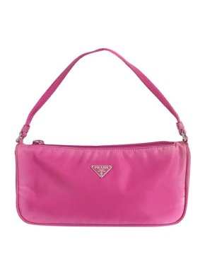 Prada Fuchsia Pink Nylon Baguette