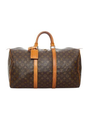 Louis Vuitton Monogram Canvas Keepall 50 Weekend Bag
