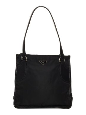 Prada Black Nylon Tessuto Tote Bag