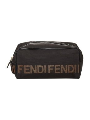 Fendi Logo Nylon Cosmetics Pouch