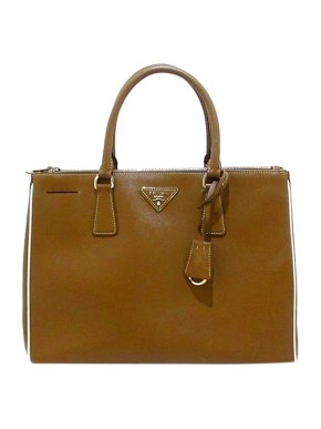 Prada Caramel Saffiano Lux Leather Galleria Bag