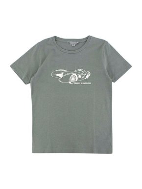 Bonpoint Green Car Print Cotton Jersey T-Shirt