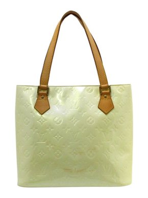 Louis Vuitton Pale Green Vernis Houston Tote Bag