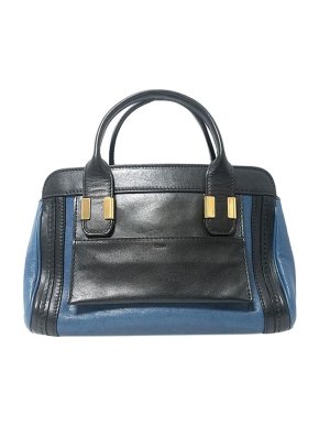 Chloe Bicolour Alice Leather Boston Bag