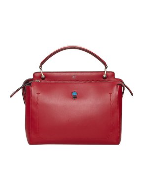 Fendi Red Leather DotCom Bag