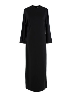 The Row Black Jersey Maxi Dress
