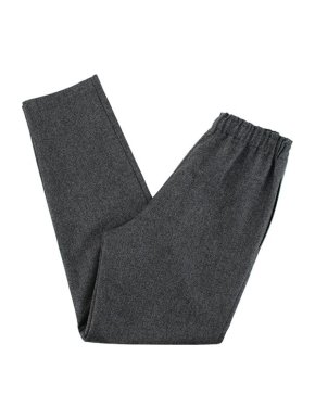 Atlantique Ascoli Grey Wool Flannel Relaxed Trousers