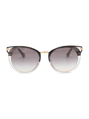 Prada Grey & Black Metal Frame Sunglasses