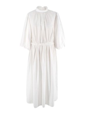 Joseph White High Neck Dress