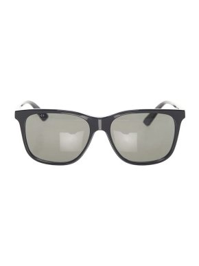 Gucci Black Acetate Square Frame Sunglasses