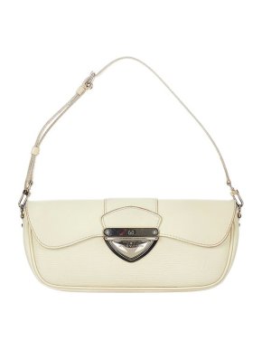 Louis Vuitton Ivory Epi Leather Pochette Montaigne PM Bag