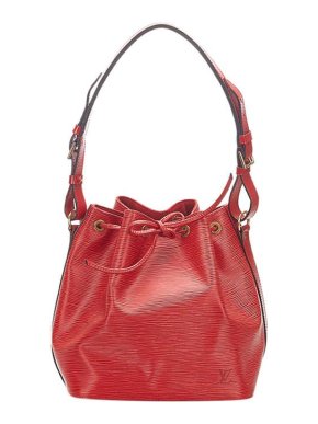 Louis Vuitton Red Epi Leather Petit Noe Bag
