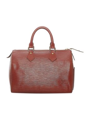 Louis Vuitton Cognac-Brown Epi Leather Speedy 25 bag
