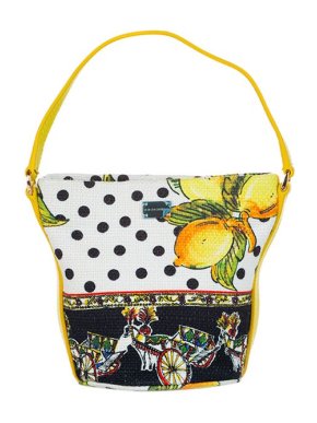 Dolce & Gabbana Printed Canvas Mini Tote Bag
