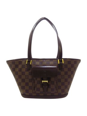 Louis Vuitton Damier Ebene Canvas Manosque PM Tote Bag