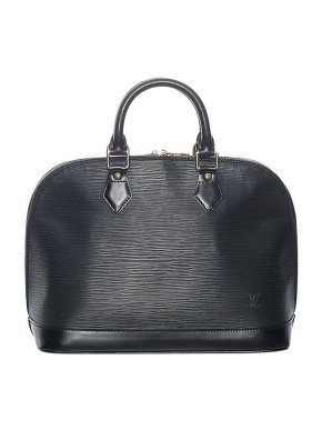 Louis Vuitton Black Epi Leather Alma PM Bag