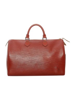 Louis Vuitton Brown Epi Leather Speedy 35