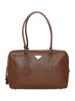 Prada Saffiano Bauletto Shoulder Bag