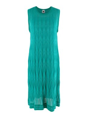 Missoni M Emerald Green Knitted Tank Dress