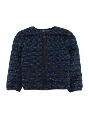 Bonpoint Navy Polkadot Padded Jacket