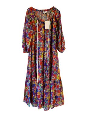 Borgo De Nor Natalia floral-print silk-blend midi dress