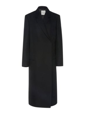Toteme Volterra Black Twill Coat