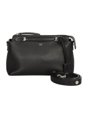 Fendi By The Way Black Leather Shoulder Bag