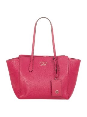 Gucci Swing Leather Tote Bag