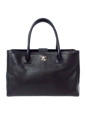 Chanel Executive Cerf Leather Tote Bag