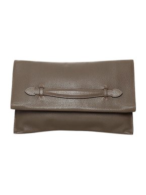 Hermes Etain Swift Leather Piplat Clutch