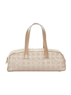 Chanel Ivory Nylon New Travel Line Tote Bag