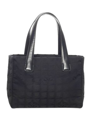 Chanel Black Nylon New Travel Line Tote Bag