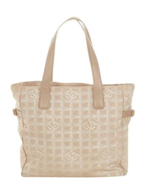 Chanel Beige Nylon New Travel Line Tote Bag