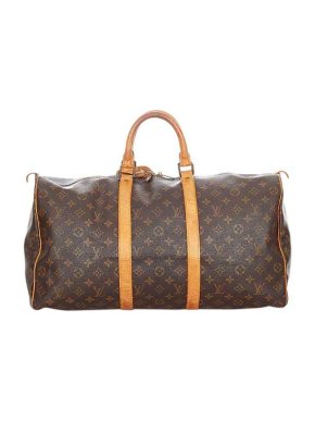 Louis Vuitton Monogram Canvas Keepall 50 Weekend Bag